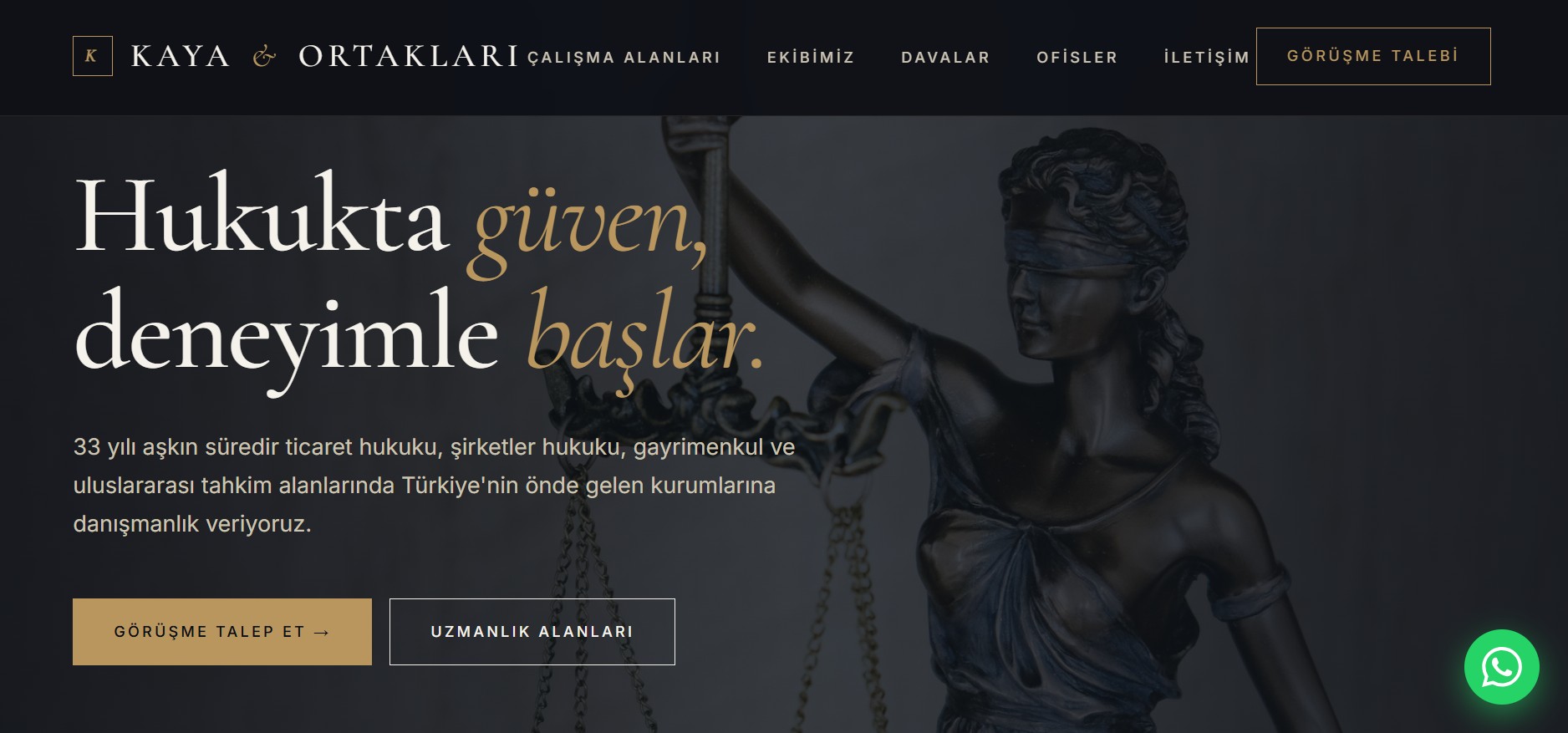 Hukuk Bürosu Web Sitesi